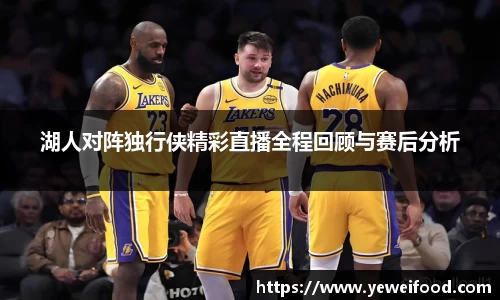 三亿体育湖人对阵独行侠精彩直播全程回顾与赛后分析
